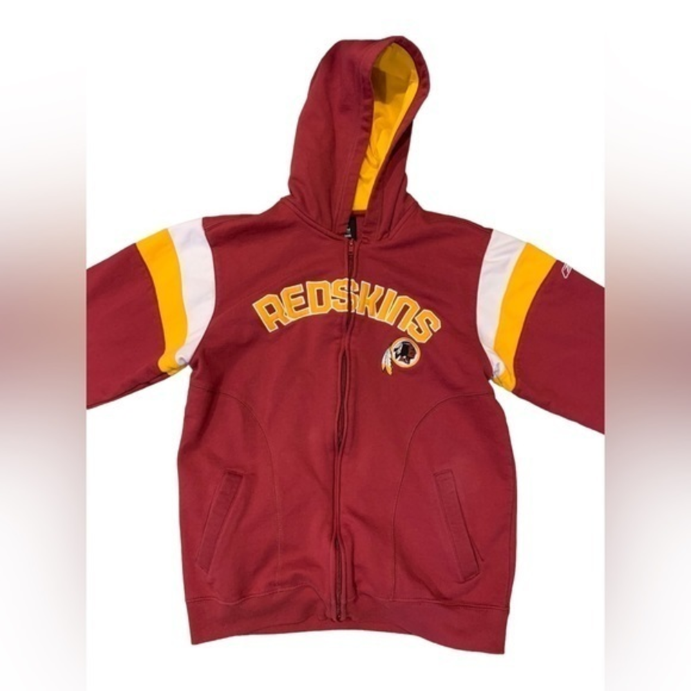 nfl washington redskins Reebok‎ Zip Up Hoodie Youth Size Large 14-16